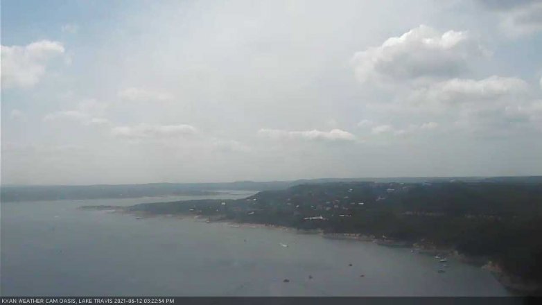Lake Travis webcam, June 12, 2021 3:25 PM CT