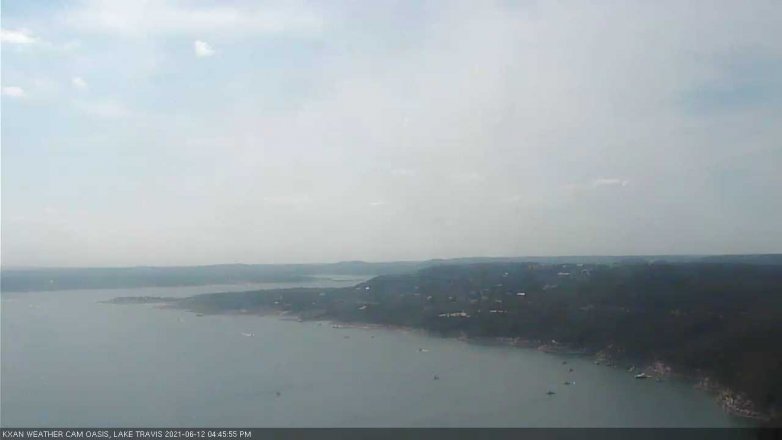 Lake Travis webcam, June 12, 2021 4:45 PM CT