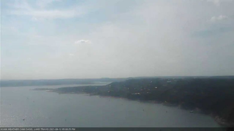 Lake Travis webcam, June 12, 2021 5:00 PM CT