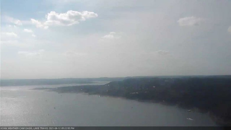 Lake Travis webcam, June 12, 2021 5:25 PM CT