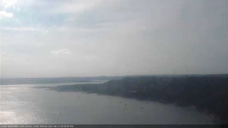 Lake Travis webcam, June 12, 2021 5:45 PM CT