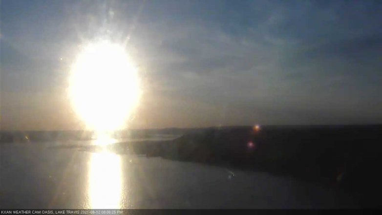 Lake Travis webcam, June 12, 2021 8:00 PM CT
