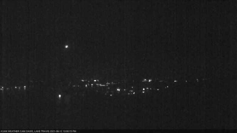 Lake Travis webcam, June 12, 2021 10:00 PM CT