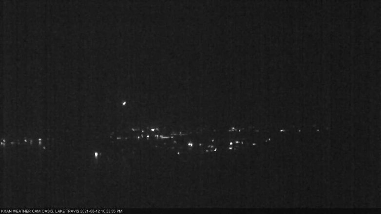 Lake Travis webcam, June 12, 2021 10:25 PM CT