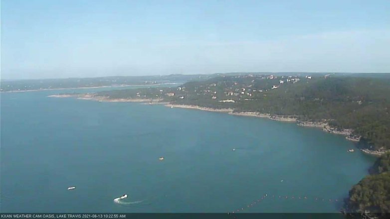 Lake Travis webcam, June 13, 2021 10:25 AM CT