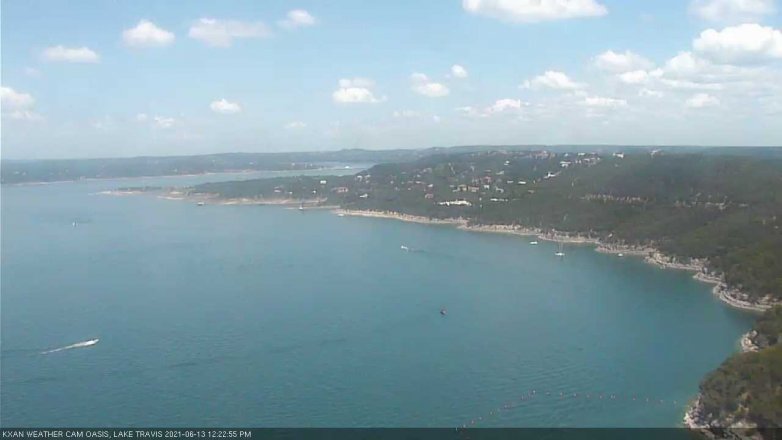 Lake Travis webcam, June 13, 2021 12:25 PM CT