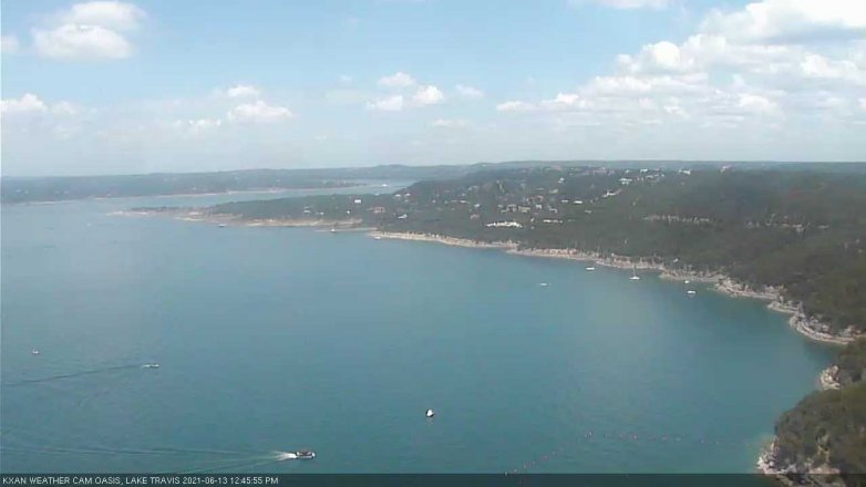 Lake Travis webcam, June 13, 2021 12:45 PM CT