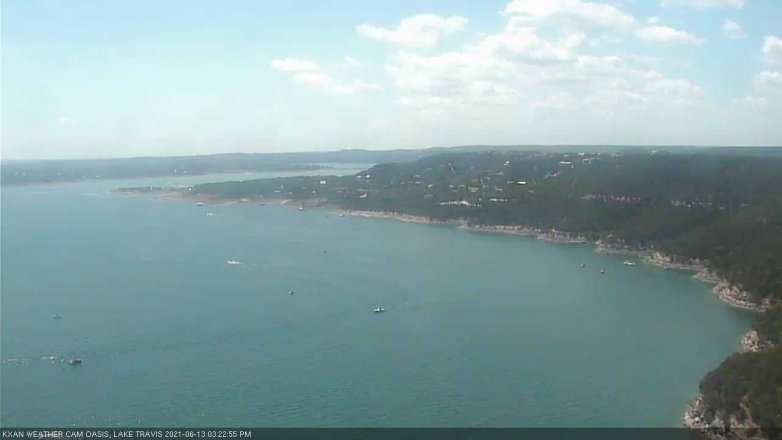 Lake Travis webcam, June 13, 2021 3:25 PM CT