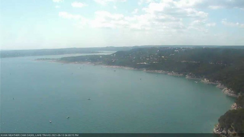 Lake Travis webcam, June 13, 2021 4:00 PM CT