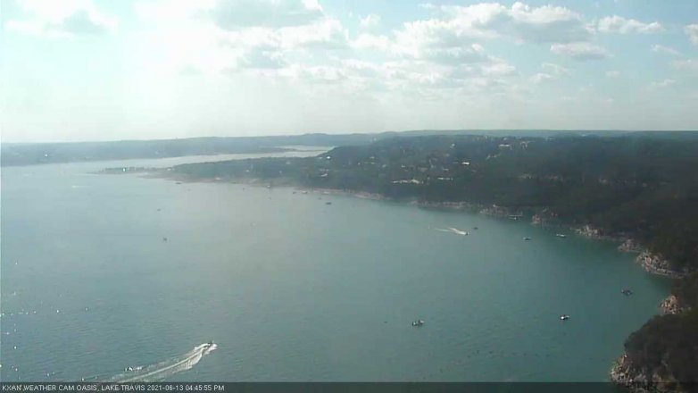 Lake Travis webcam, June 13, 2021 4:45 PM CT