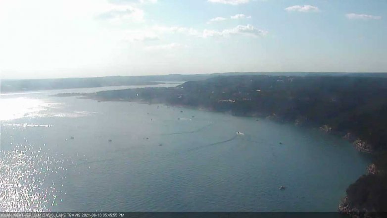 Lake Travis webcam, June 13, 2021 5:45 PM CT