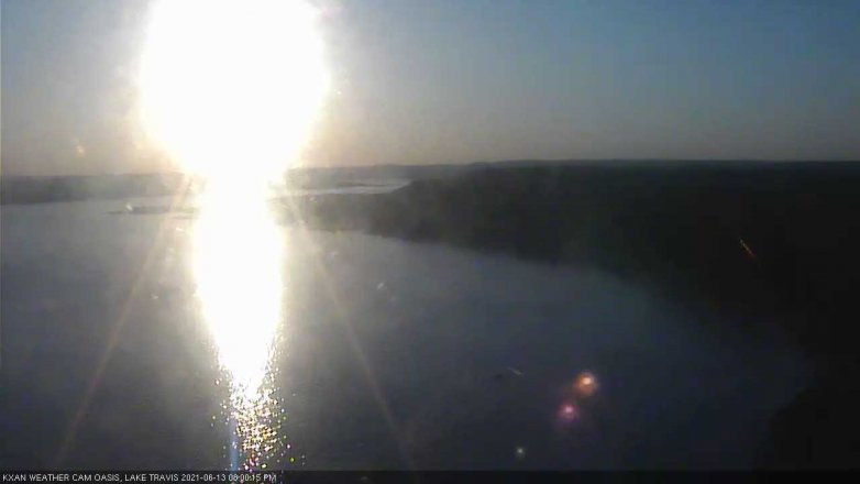 Lake Travis webcam, June 13, 2021 8:00 PM CT