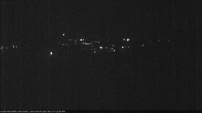 Lake Travis webcam, June 13, 2021 11:25 PM CT