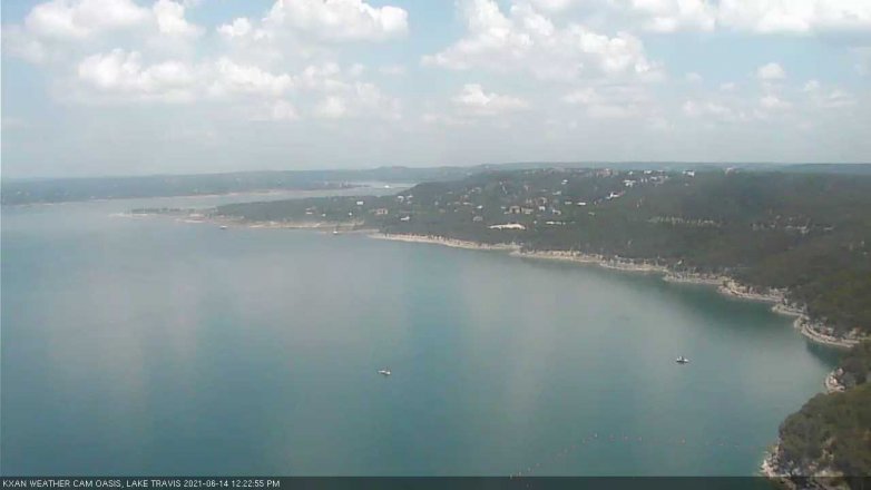 Lake Travis webcam, June 14, 2021 12:25 PM CT