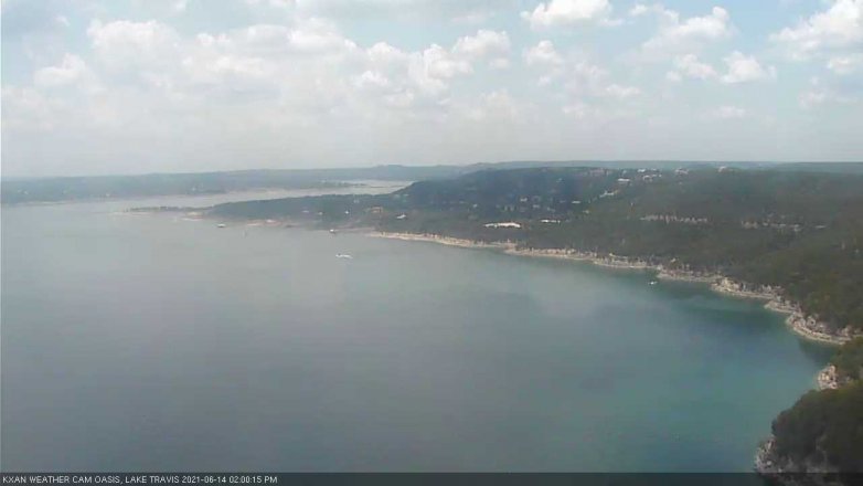 Lake Travis webcam, June 14, 2021 2:00 PM CT