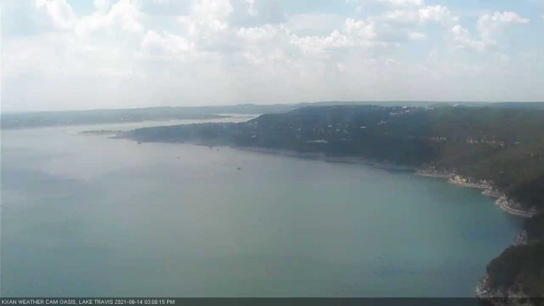 Lake Travis webcam, June 14, 2021 3:00 PM CT