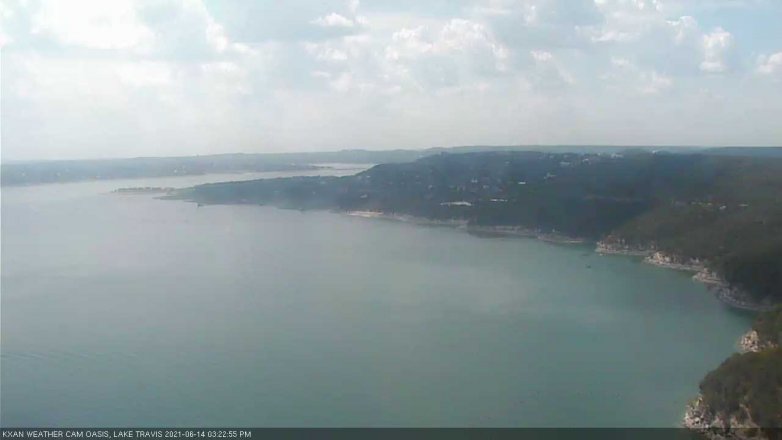 Lake Travis webcam, June 14, 2021 3:25 PM CT