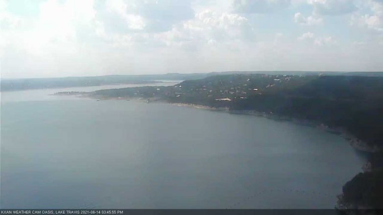 Lake Travis webcam, June 14, 2021 3:45 PM CT