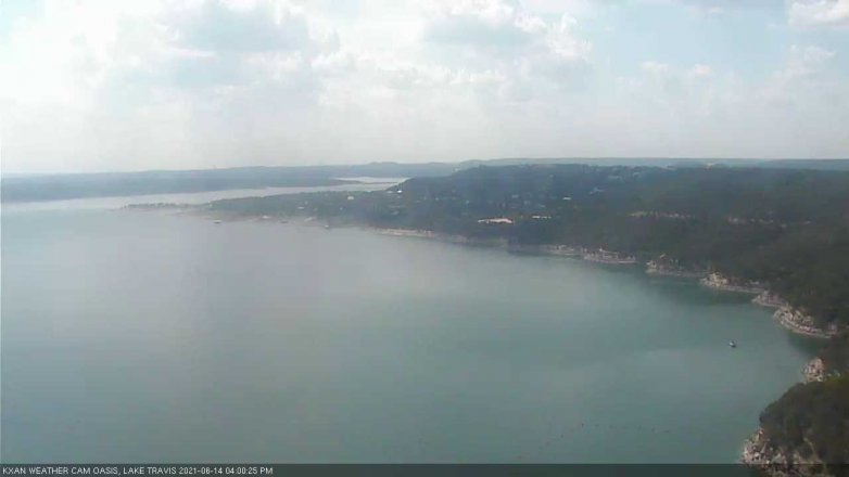 Lake Travis webcam, June 14, 2021 4:00 PM CT