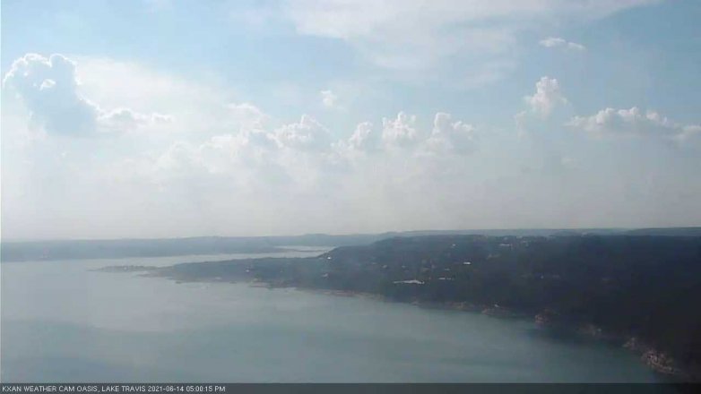 Lake Travis webcam, June 14, 2021 5:00 PM CT