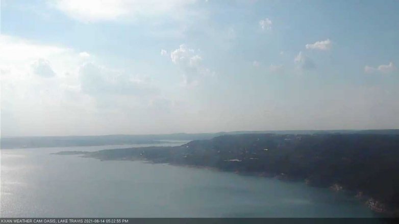 Lake Travis webcam, June 14, 2021 5:25 PM CT