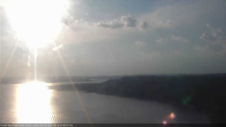 Lake Travis webcam, June 14, 2021 7:00 PM CT