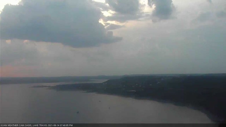 Lake Travis webcam, June 14, 2021 7:45 PM CT