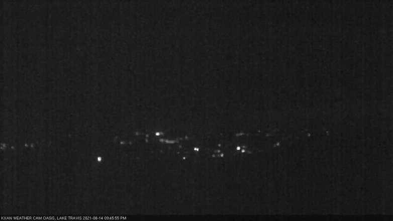 Lake Travis webcam, June 14, 2021 9:45 PM CT