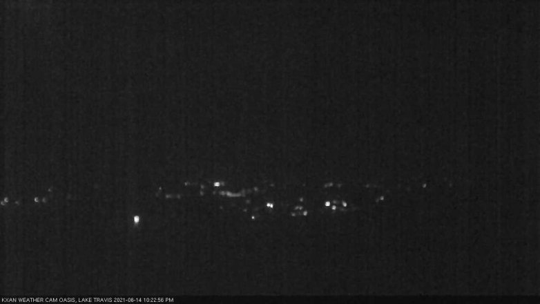 Lake Travis webcam, June 14, 2021 10:25 PM CT