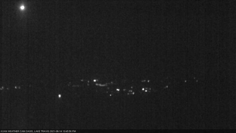 Lake Travis webcam, June 14, 2021 10:45 PM CT