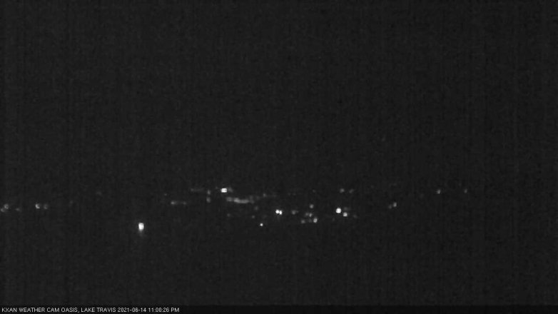 Lake Travis webcam, June 14, 2021 11:00 PM CT