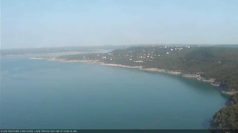 Lake Travis webcam, June 15, 2021 10:00 AM CT