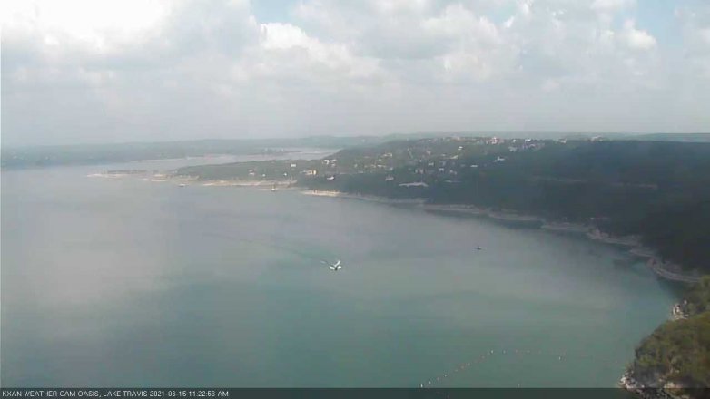 Lake Travis webcam, June 15, 2021 11:25 AM CT