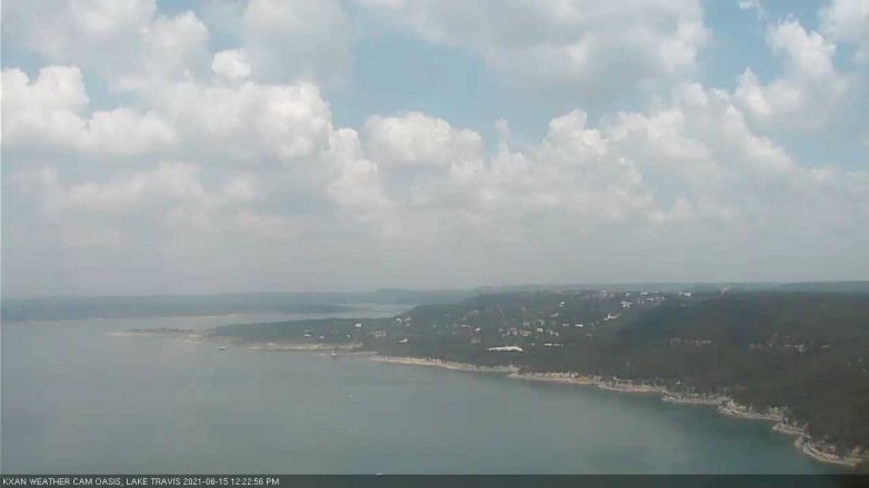 Lake Travis webcam, June 15, 2021 12:25 PM CT