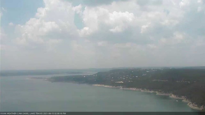 Lake Travis webcam, June 15, 2021 2:00 PM CT