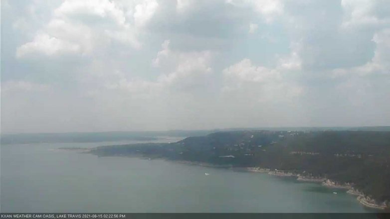 Lake Travis webcam, June 15, 2021 2:25 PM CT
