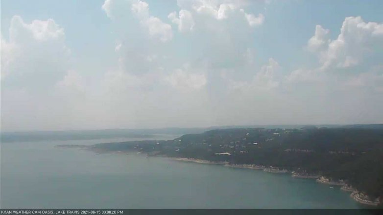 Lake Travis webcam, June 15, 2021 3:00 PM CT