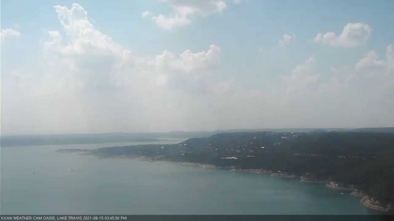 Lake Travis webcam, June 15, 2021 3:45 PM CT