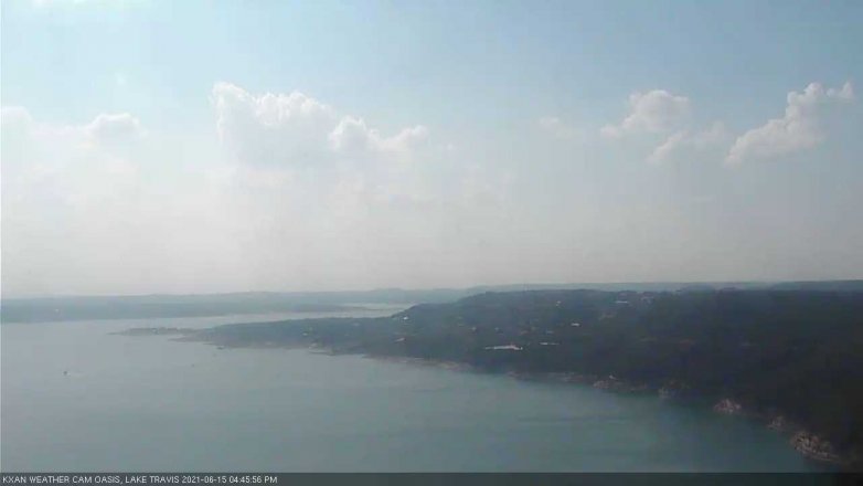 Lake Travis webcam, June 15, 2021 4:45 PM CT