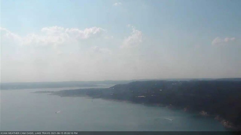 Lake Travis webcam, June 15, 2021 5:00 PM CT
