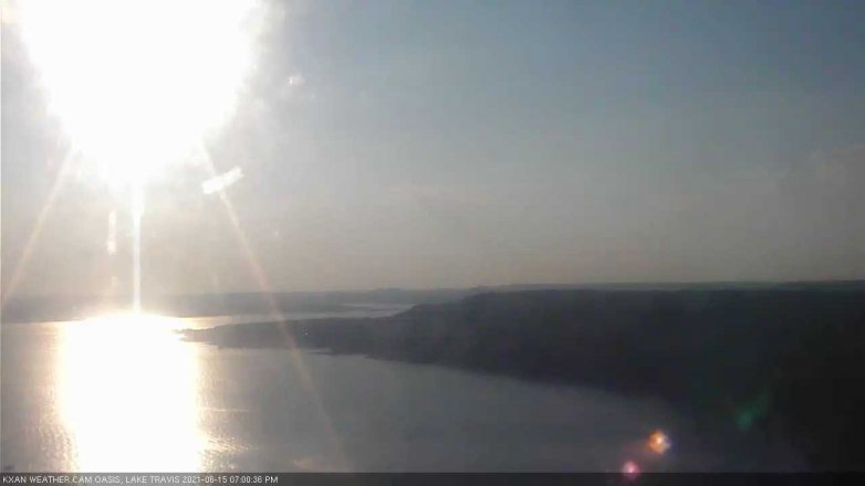 Lake Travis webcam, June 15, 2021 7:00 PM CT