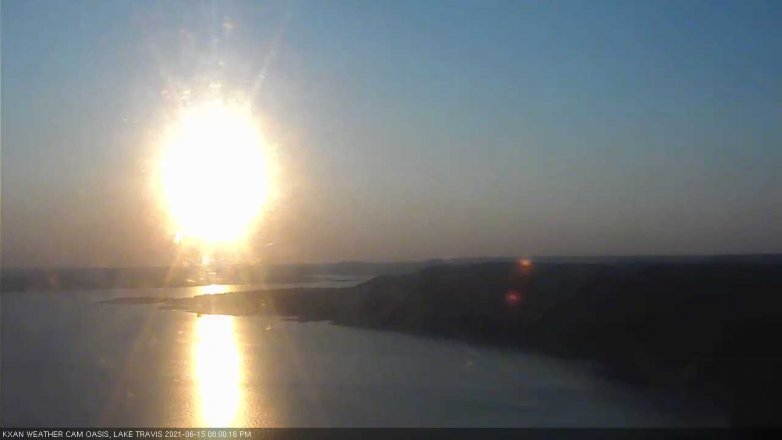 Lake Travis webcam, June 15, 2021 8:00 PM CT