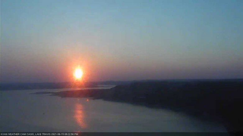 Lake Travis webcam, June 15, 2021 8:25 PM CT