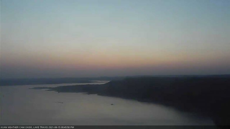 Lake Travis webcam, June 15, 2021 8:45 PM CT