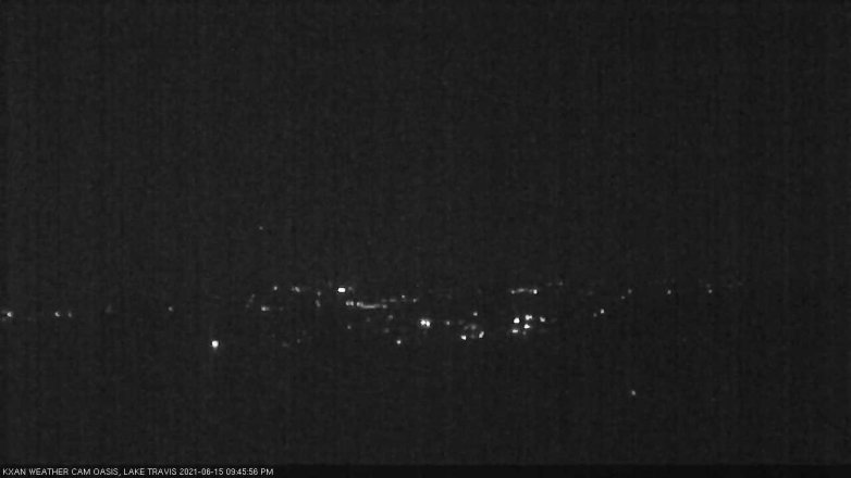 Lake Travis webcam, June 15, 2021 9:45 PM CT