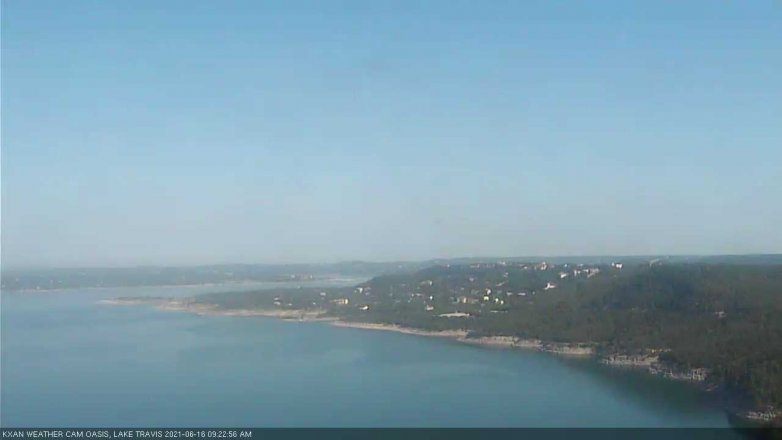 Lake Travis webcam, June 16, 2021 9:25 AM CT