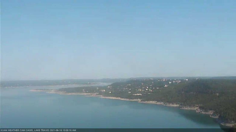 Lake Travis webcam, June 16, 2021 10:00 AM CT