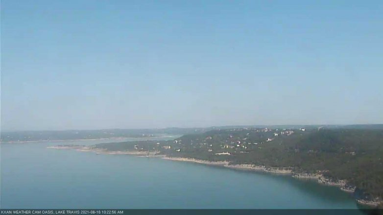 Lake Travis webcam, June 16, 2021 10:25 AM CT