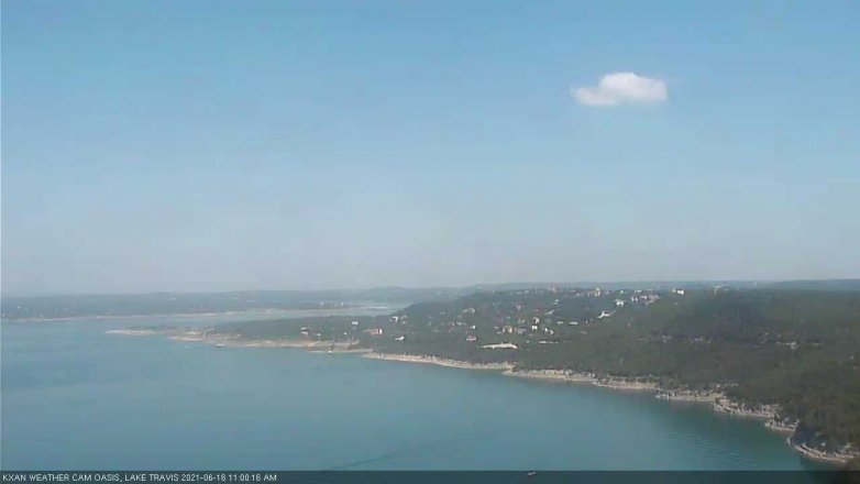 Lake Travis webcam, June 16, 2021 11:00 AM CT