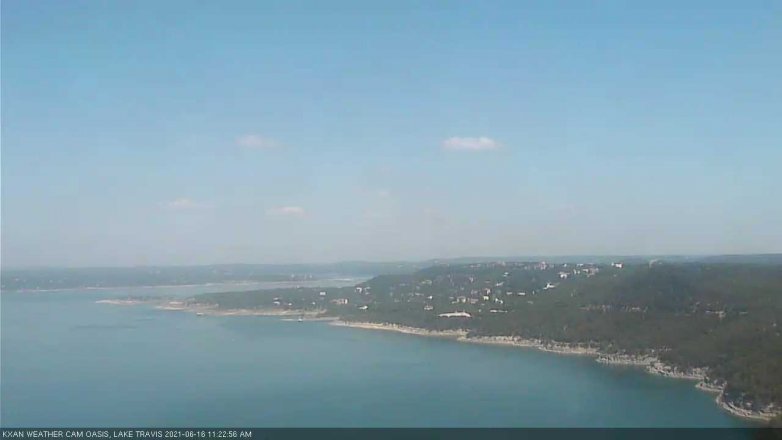Lake Travis webcam, June 16, 2021 11:25 AM CT